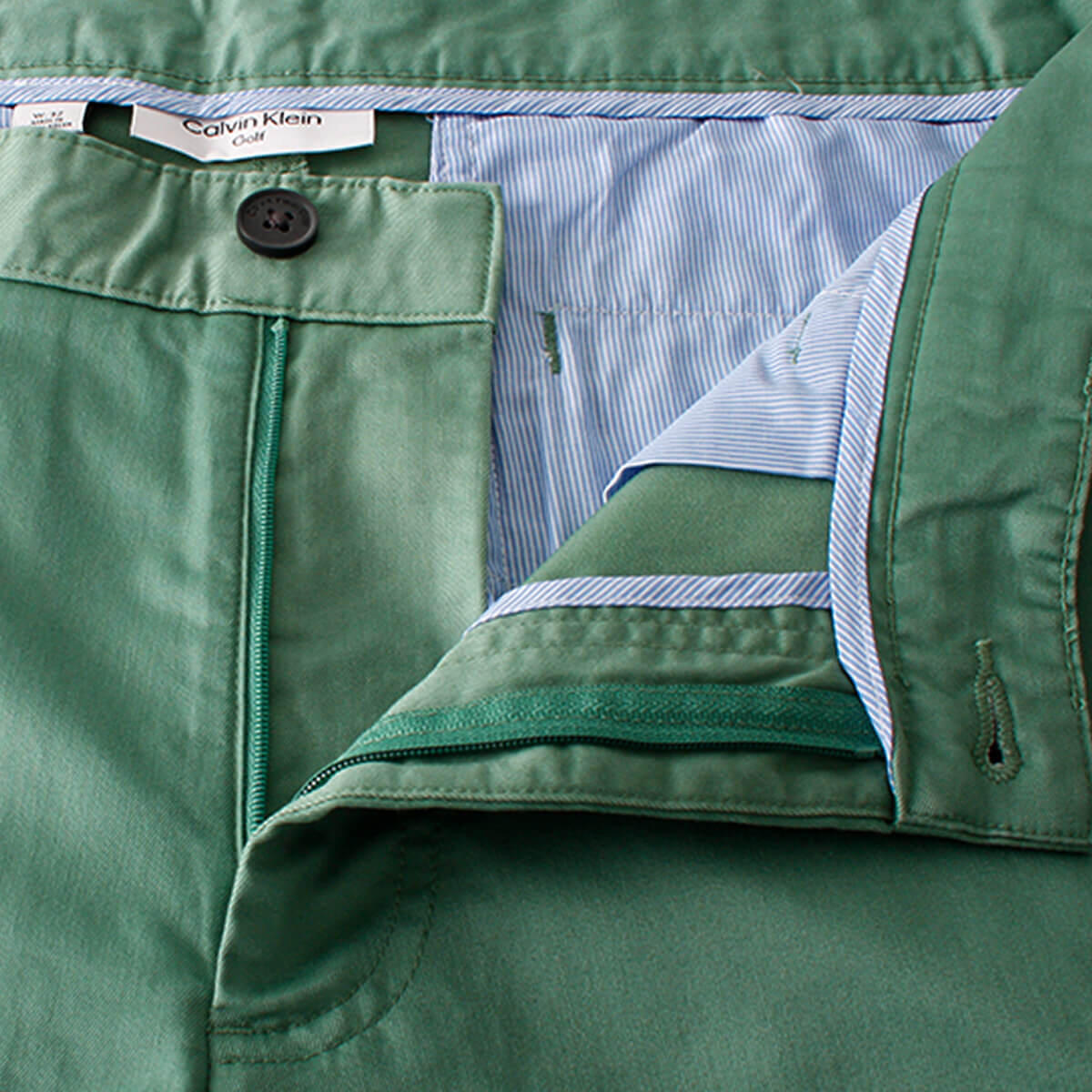 Calvin Klein Mens Campus Chino Lightweight Shorts - Spearmint - 38" Waist 4/5