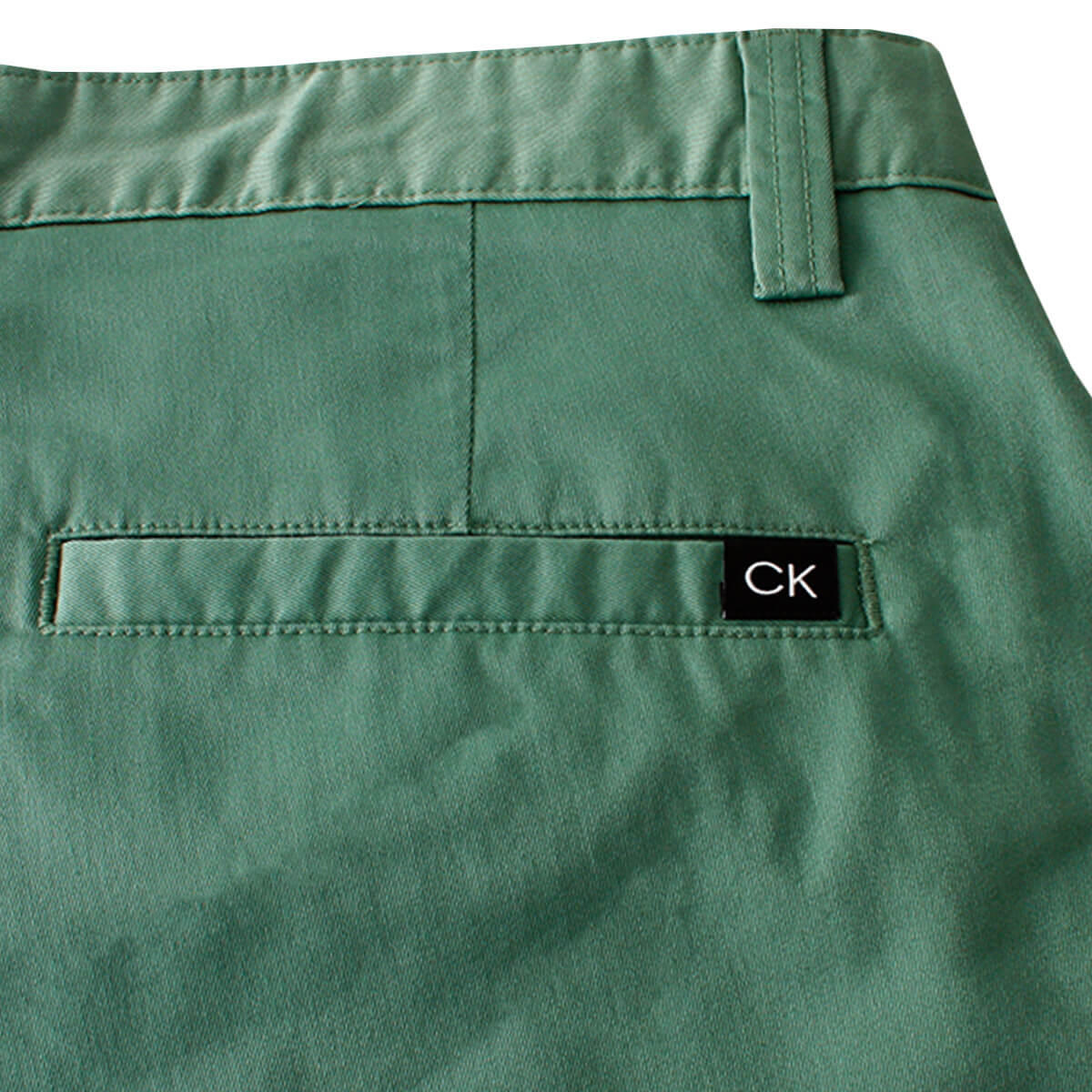Calvin Klein Mens Campus Chino Lightweight Shorts - Spearmint - 38" Waist 5/5