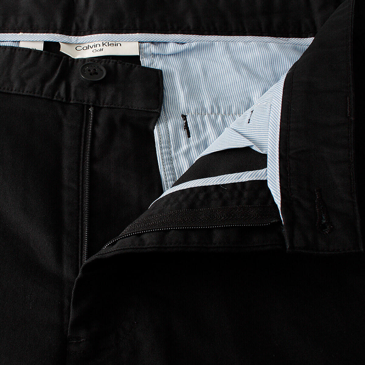 Calvin Klein Mens Campus Chino Lightweight Shorts - Black - 42" Waist 4/7