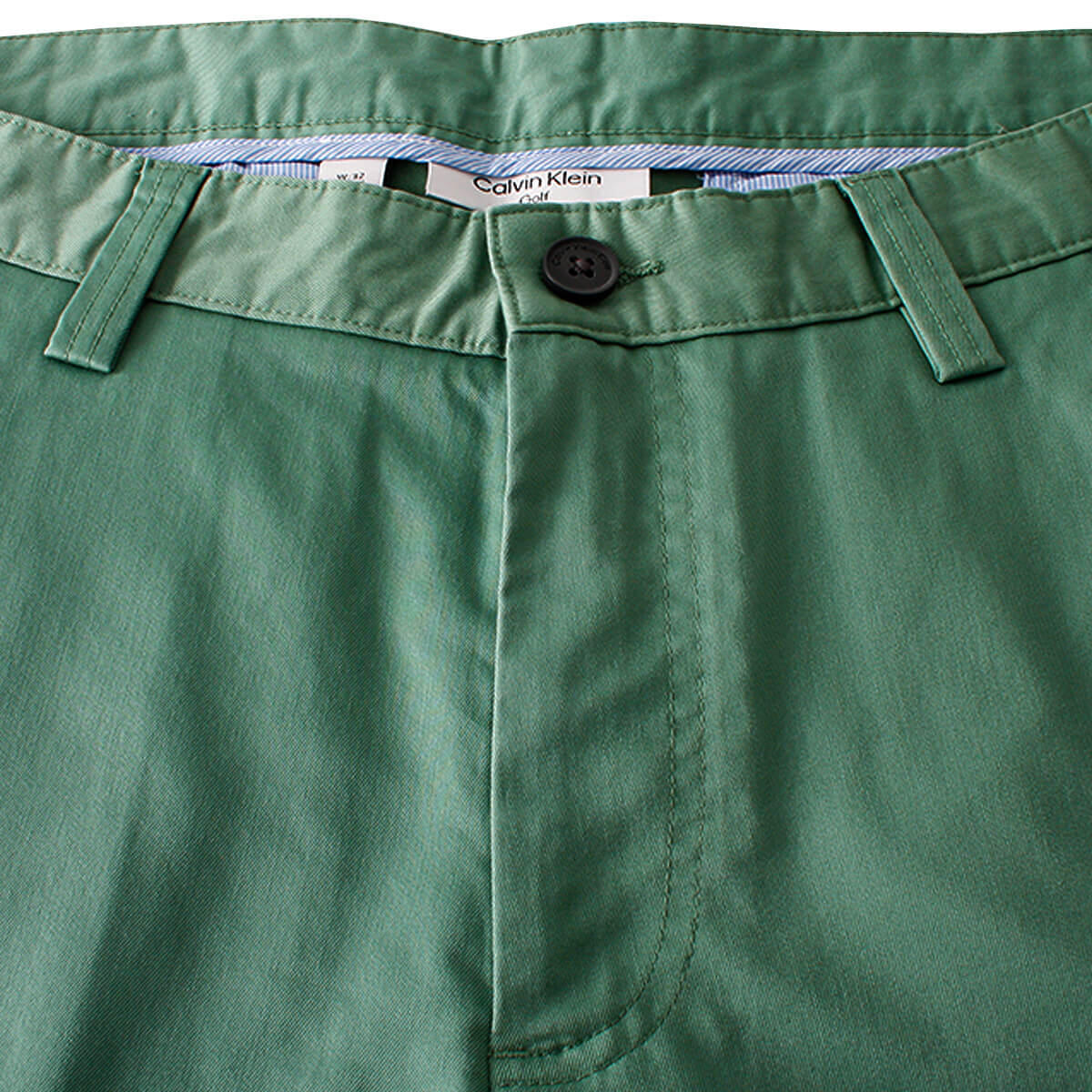 Calvin Klein Mens Campus Chino Lightweight Shorts - Spearmint - 38" Waist 3/5
