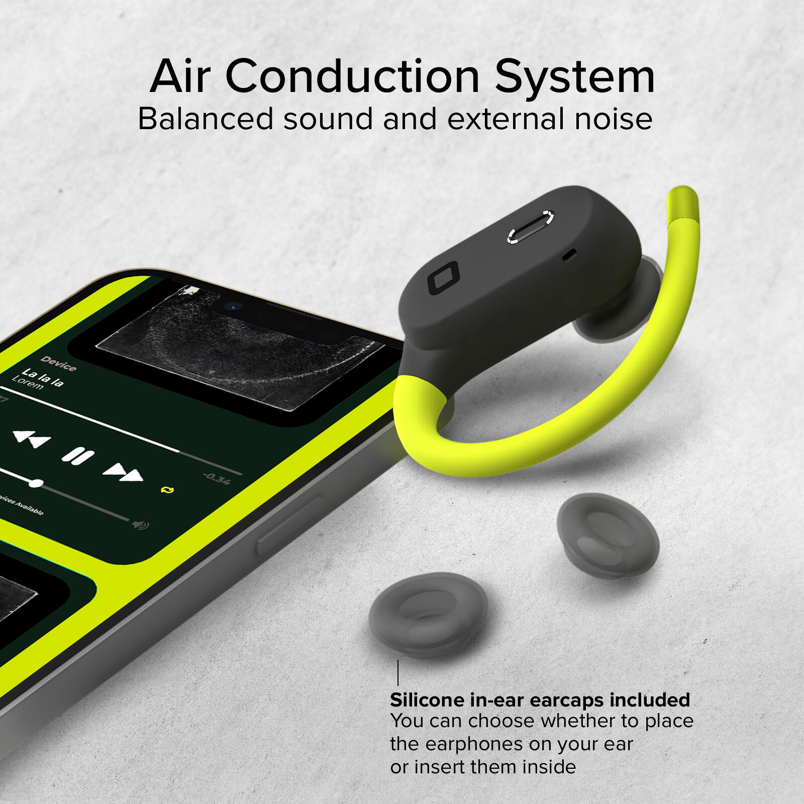 Écouteurs sport contour d’oreille avec ANC 7/7