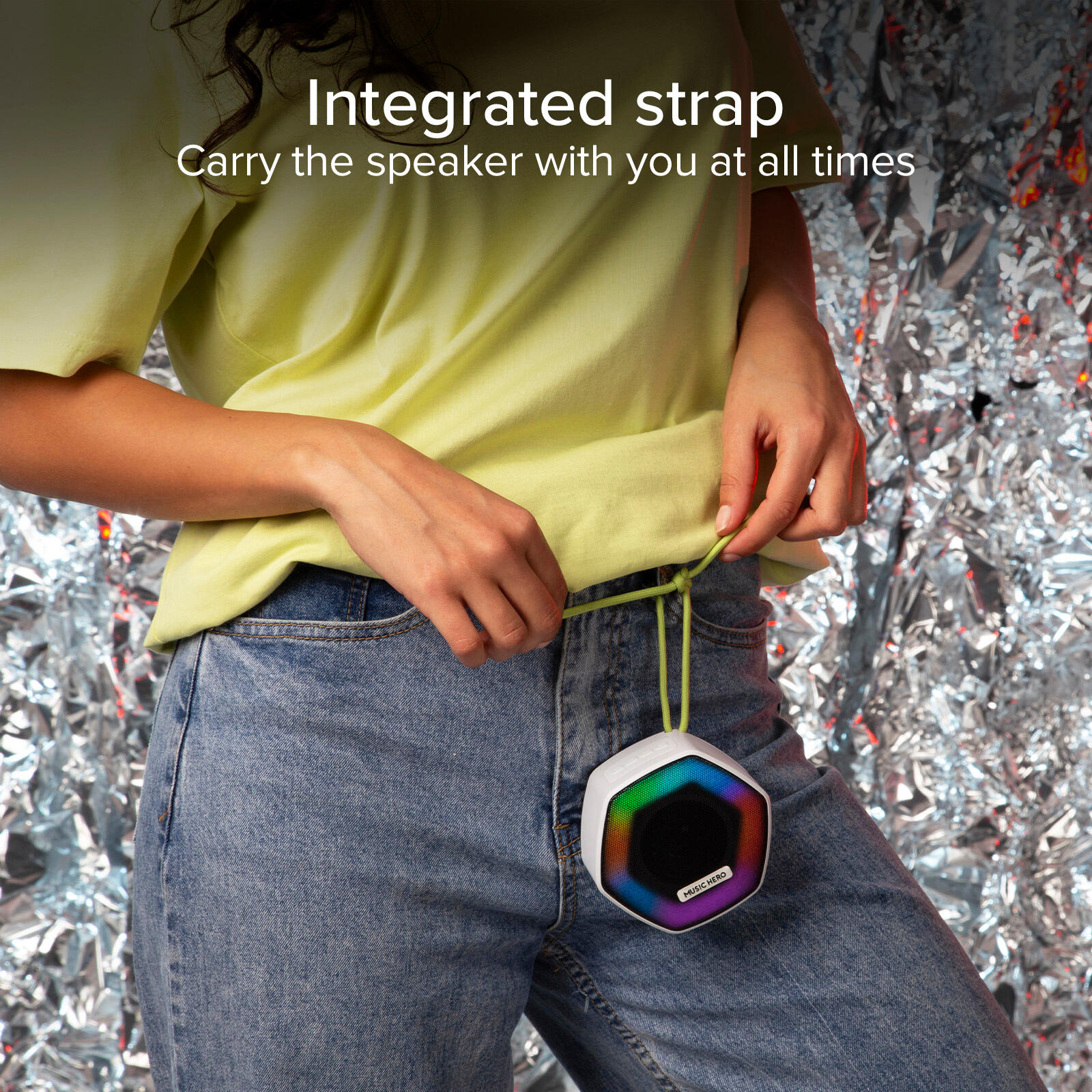 Enceinte sans fil 5 W IBIZA avec LEDS multicolores 6/7