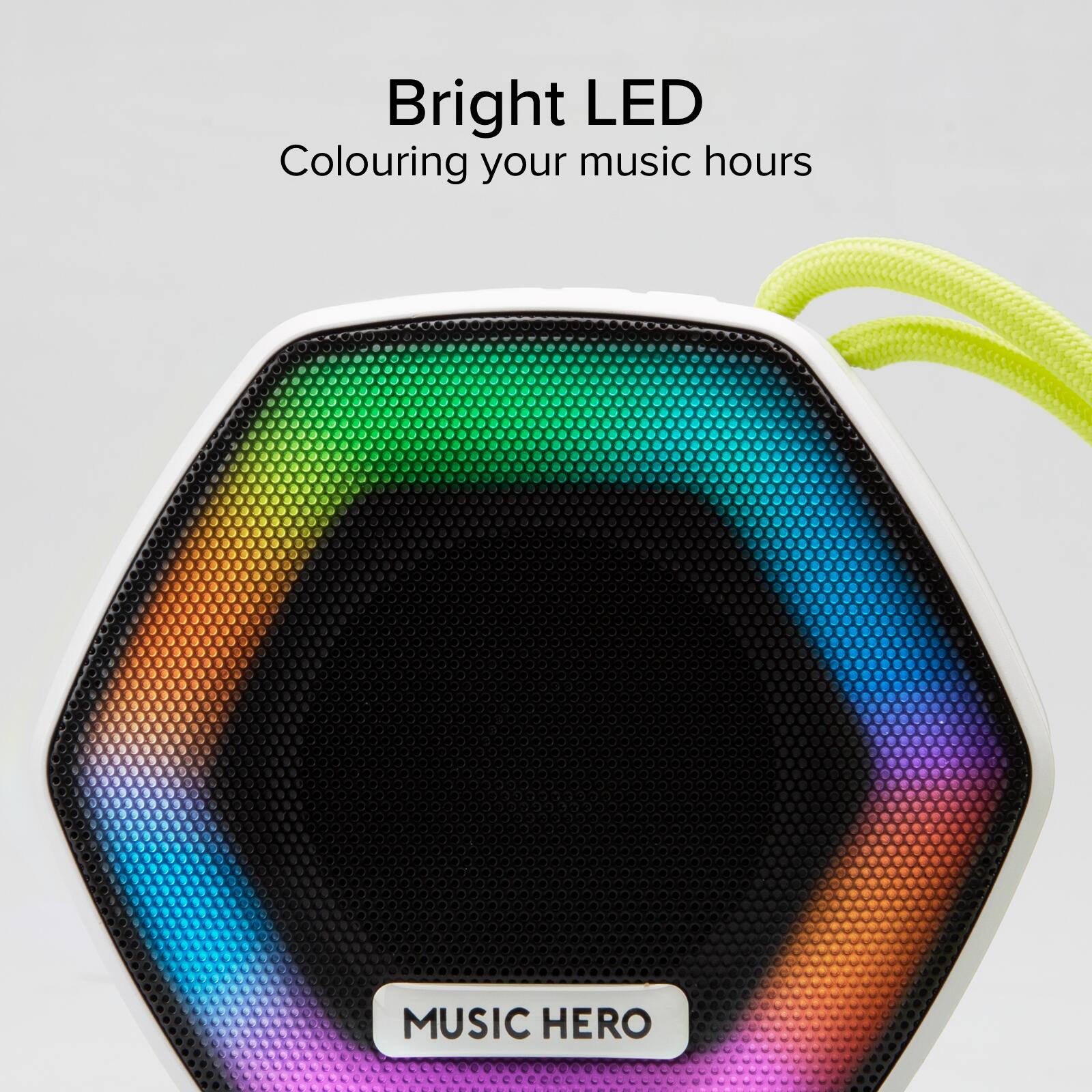 Enceinte sans fil 5 W IBIZA avec LEDS multicolores 4/7