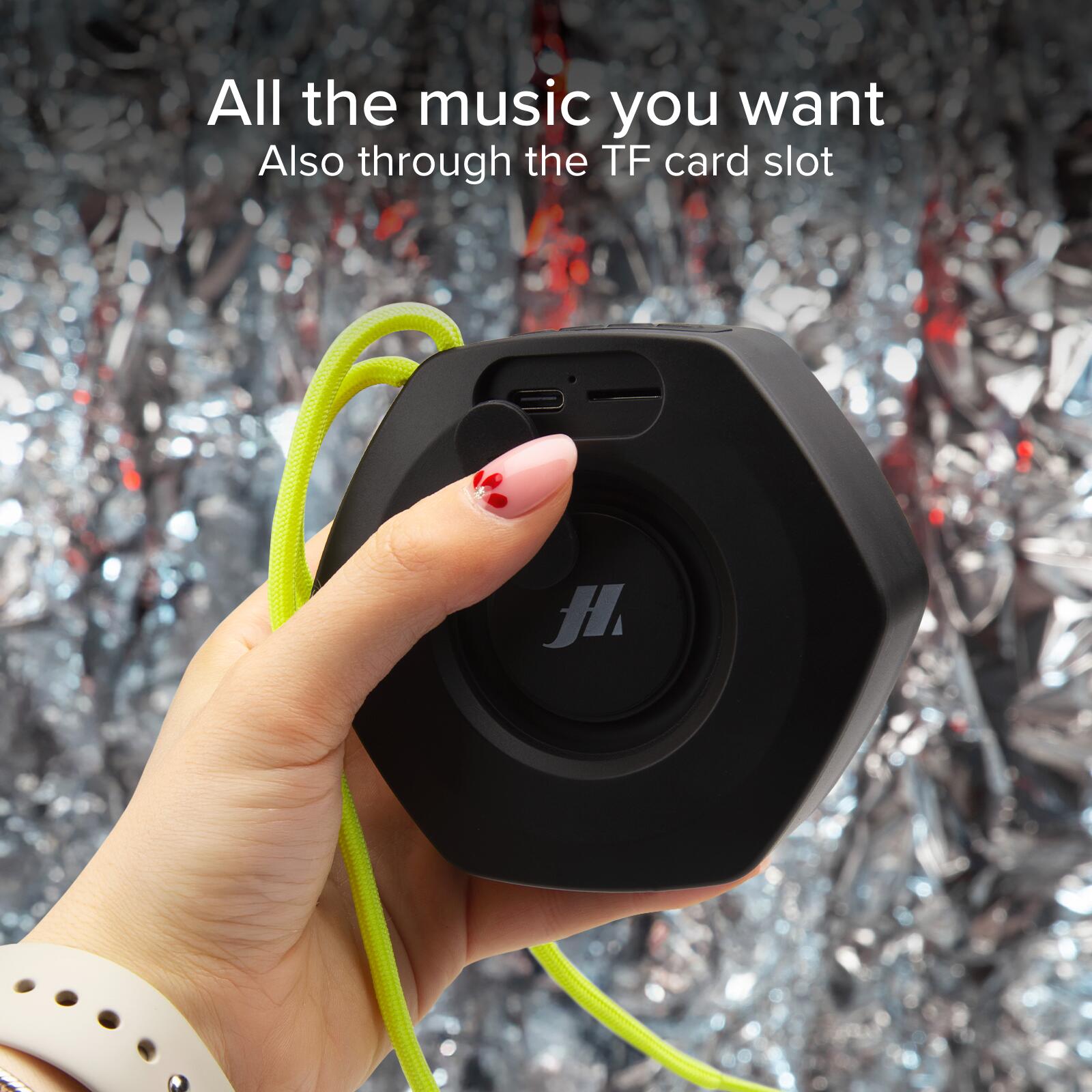 Enceinte sans fil 5 W IBIZA avec LEDS multicolores 5/7