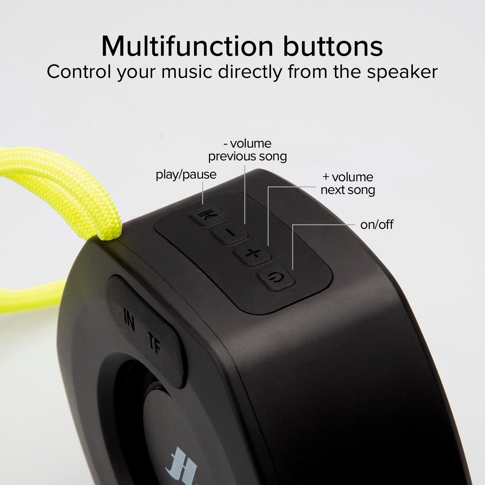 Enceinte sans fil 5 W IBIZA avec LEDS multicolores 7/7