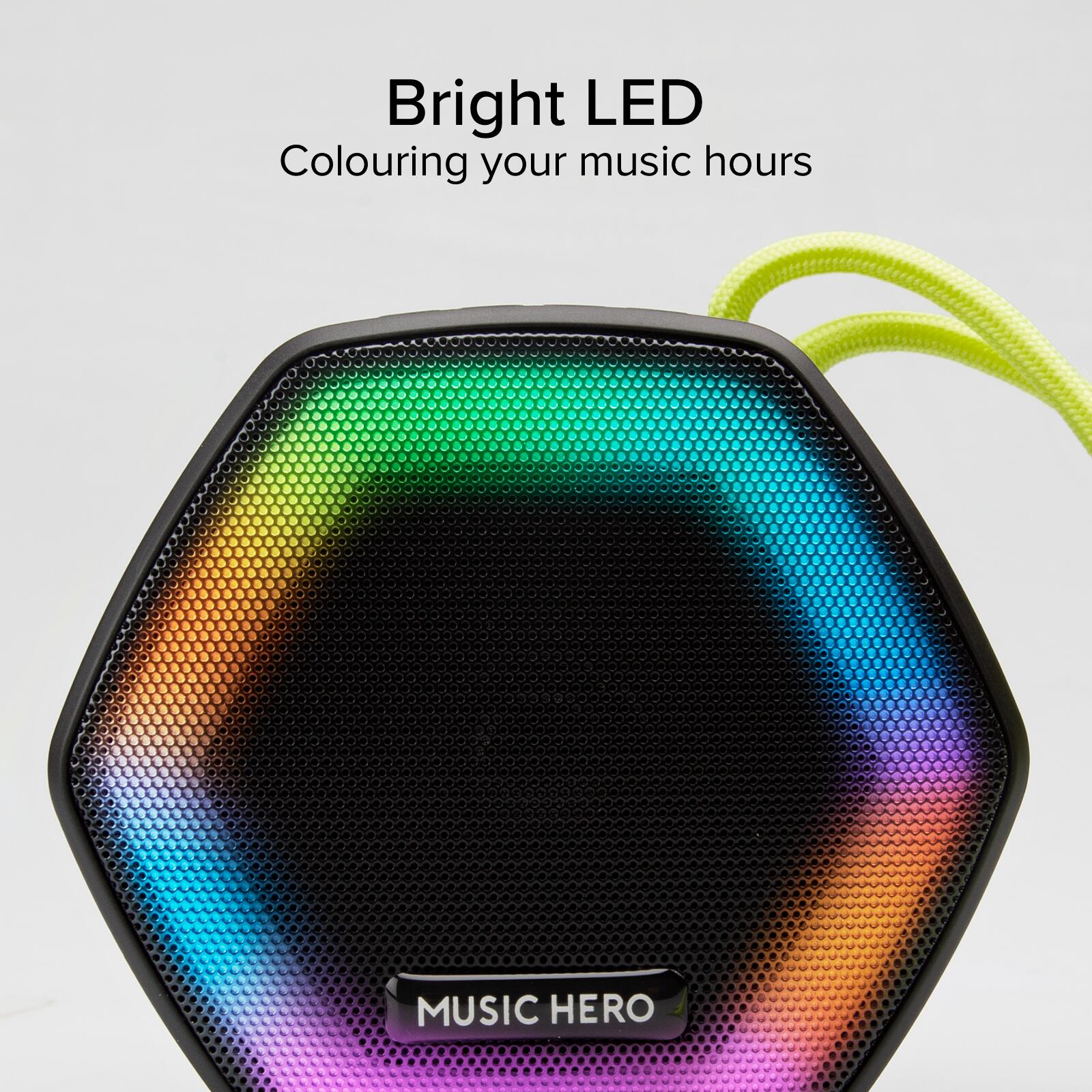 Enceinte sans fil 5 W IBIZA avec LEDS multicolores 4/7