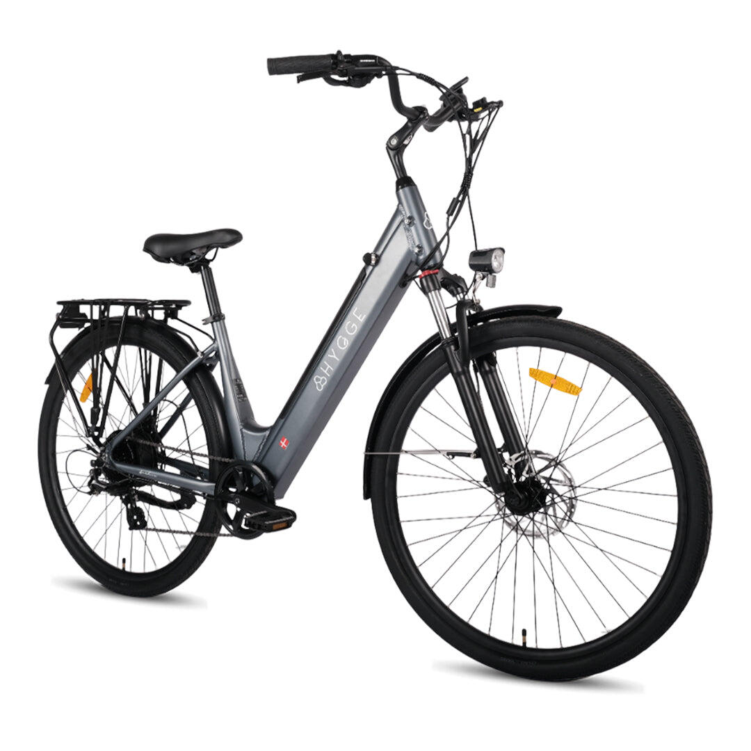 HYGGE BIKES Aarhus Step 2025 - Urban E-Bike with 48V 14Ah Battery - Graphite Grey
