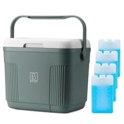 Glacière Brisby 12L avec sangle de transport Vert
