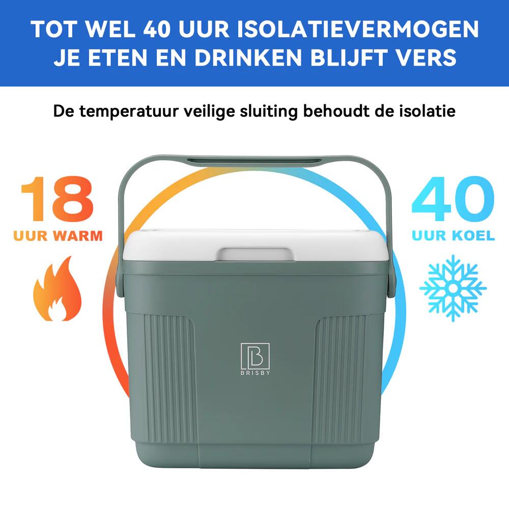 Brisby Koelbox  22Liter Groen 4/7