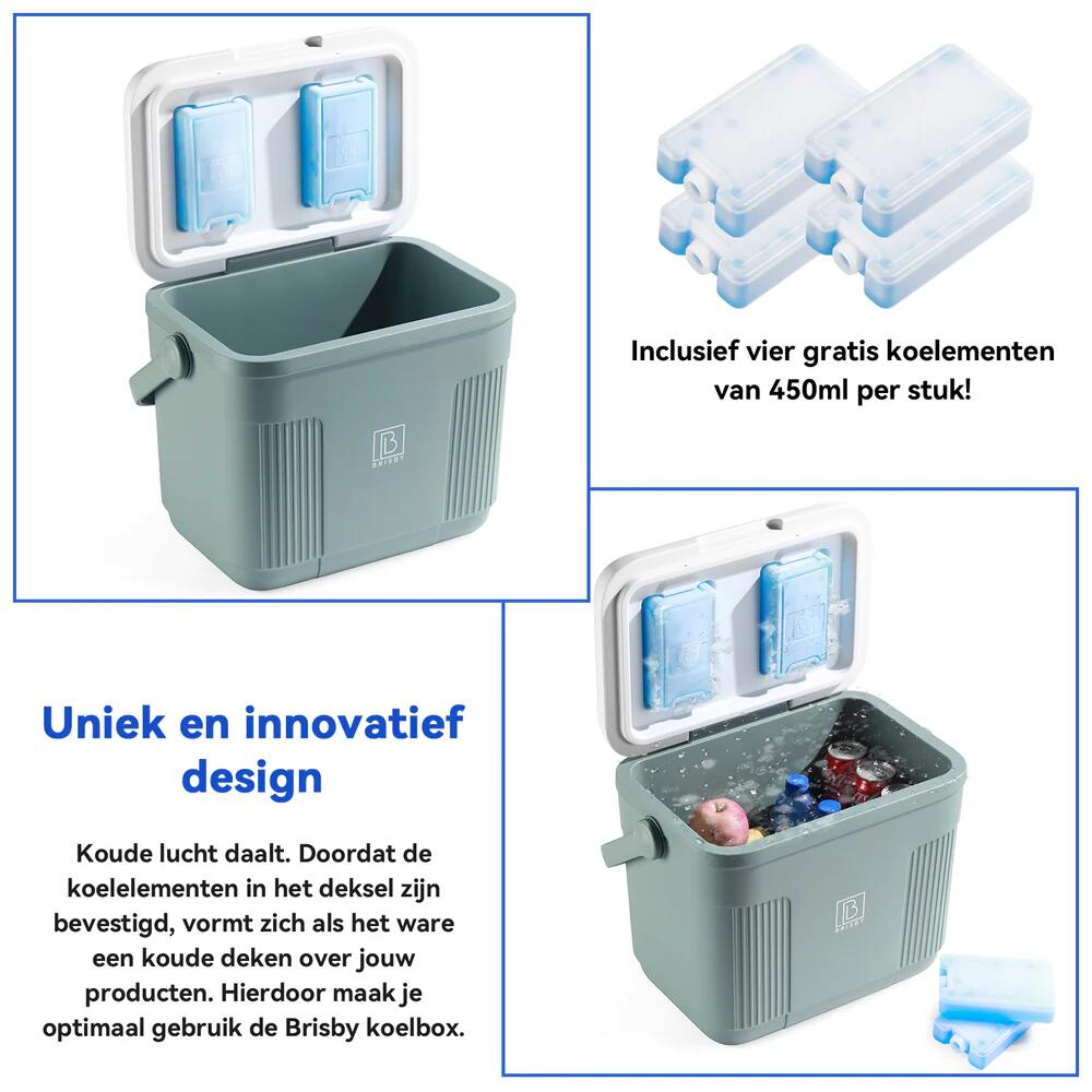 Brisby Koelbox  22Liter Groen 5/7
