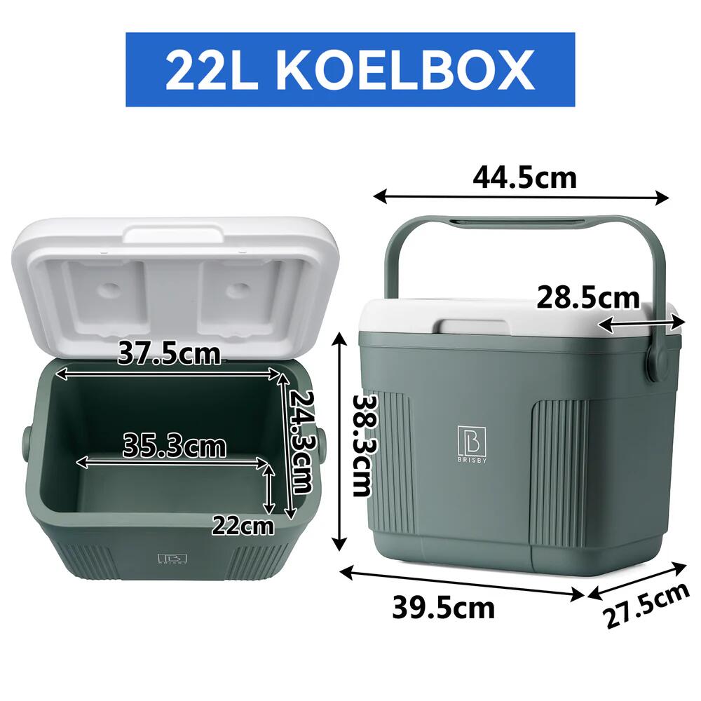 Brisby Koelbox  22Liter Groen 3/7