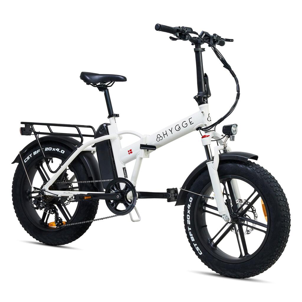Vester 2025 - Folding Fat Tyre E-Bike 48V 14Ah - Heron White