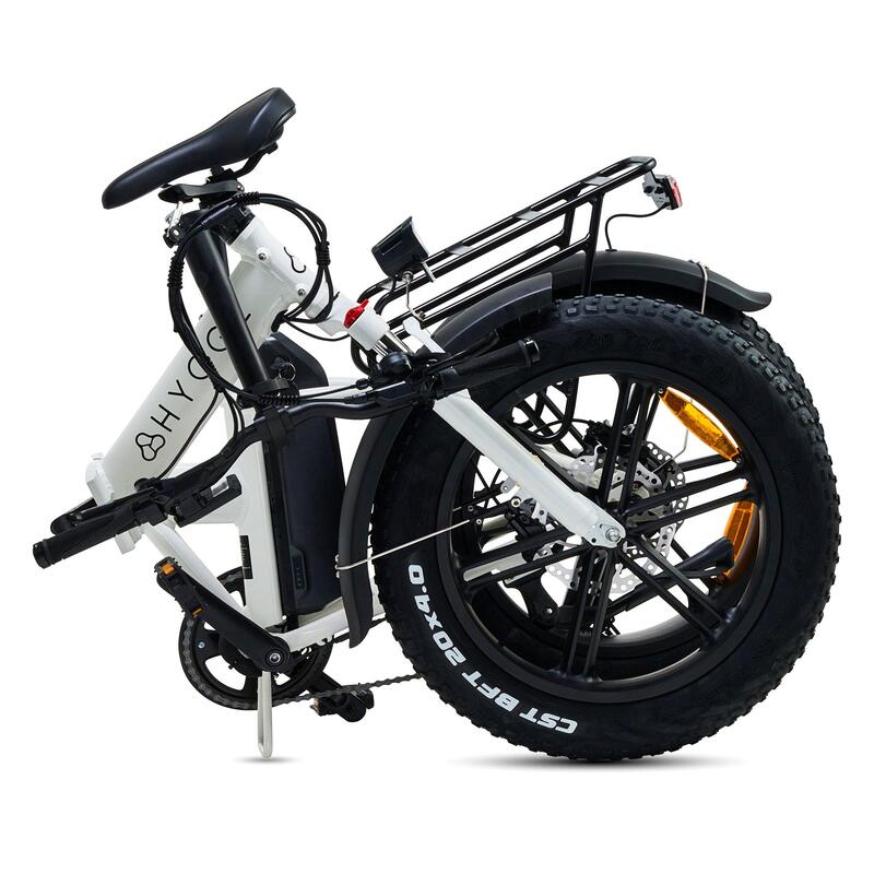 Vester 2025 - E-Bike Dobrável com Pneu Gordo 48V 14Ah - Heron Branco