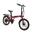 Virum 2025 - E-Bike Dobrável Ultraleve 36V 10Ah - Sangria Vermelha