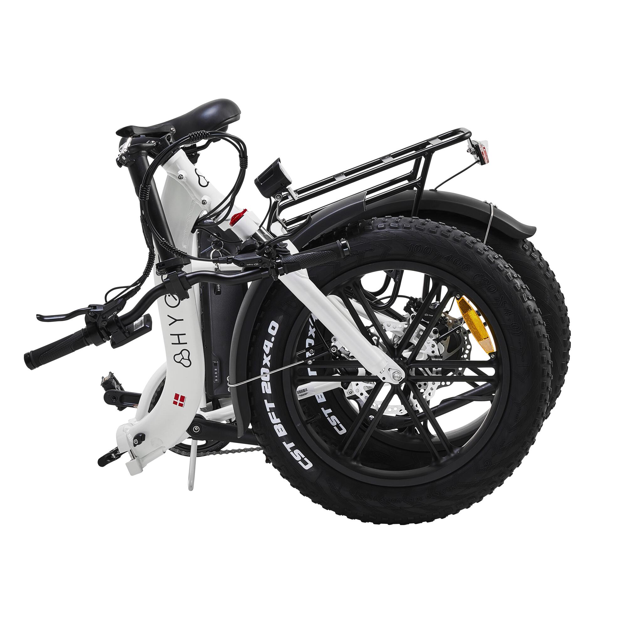 Vester Step 2025 - 48V 14Ah Fat Tire opvouwbare elektrische fiets - Reiger Wit 2/7