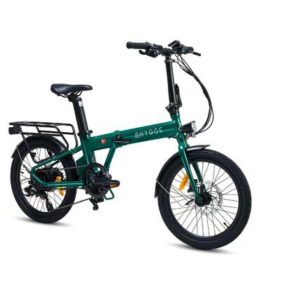 Virum 2025 - E-Bike pieghevole ultraleggera 36V 10Ah - Verde