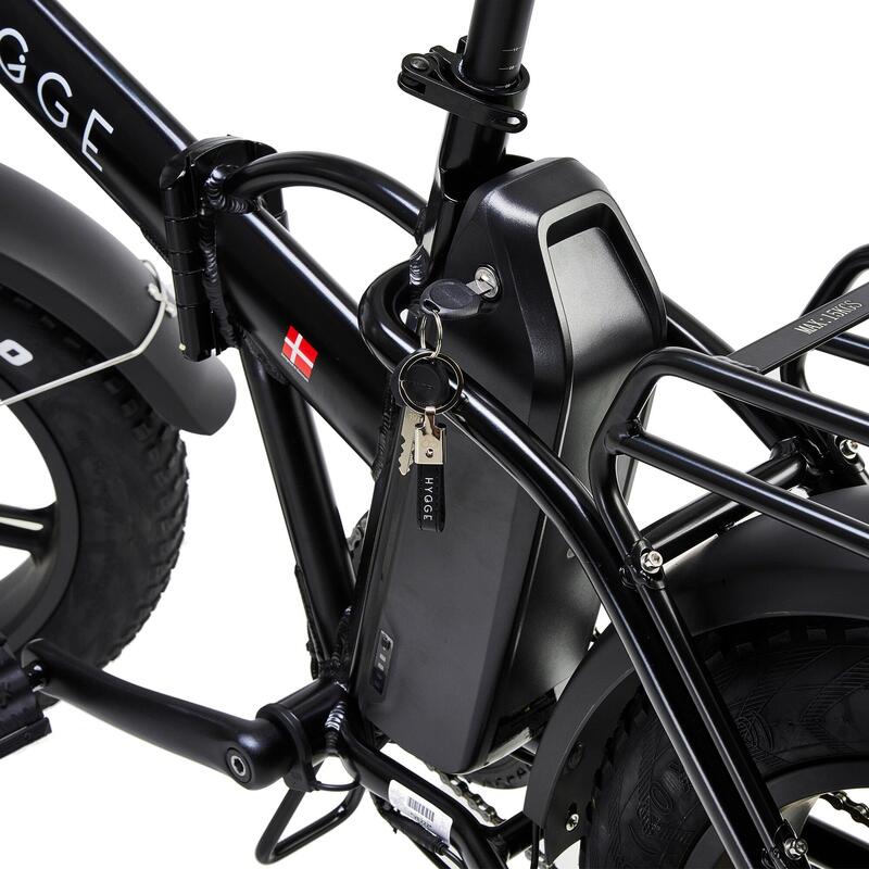 Vester 2025 - Vélo électrique pliable à gros pneus 48V 14Ah - Noir Onyx