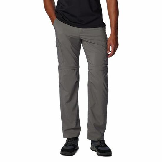 Pantalon Columbia Convertible Ridge Utility gris - randonnée
