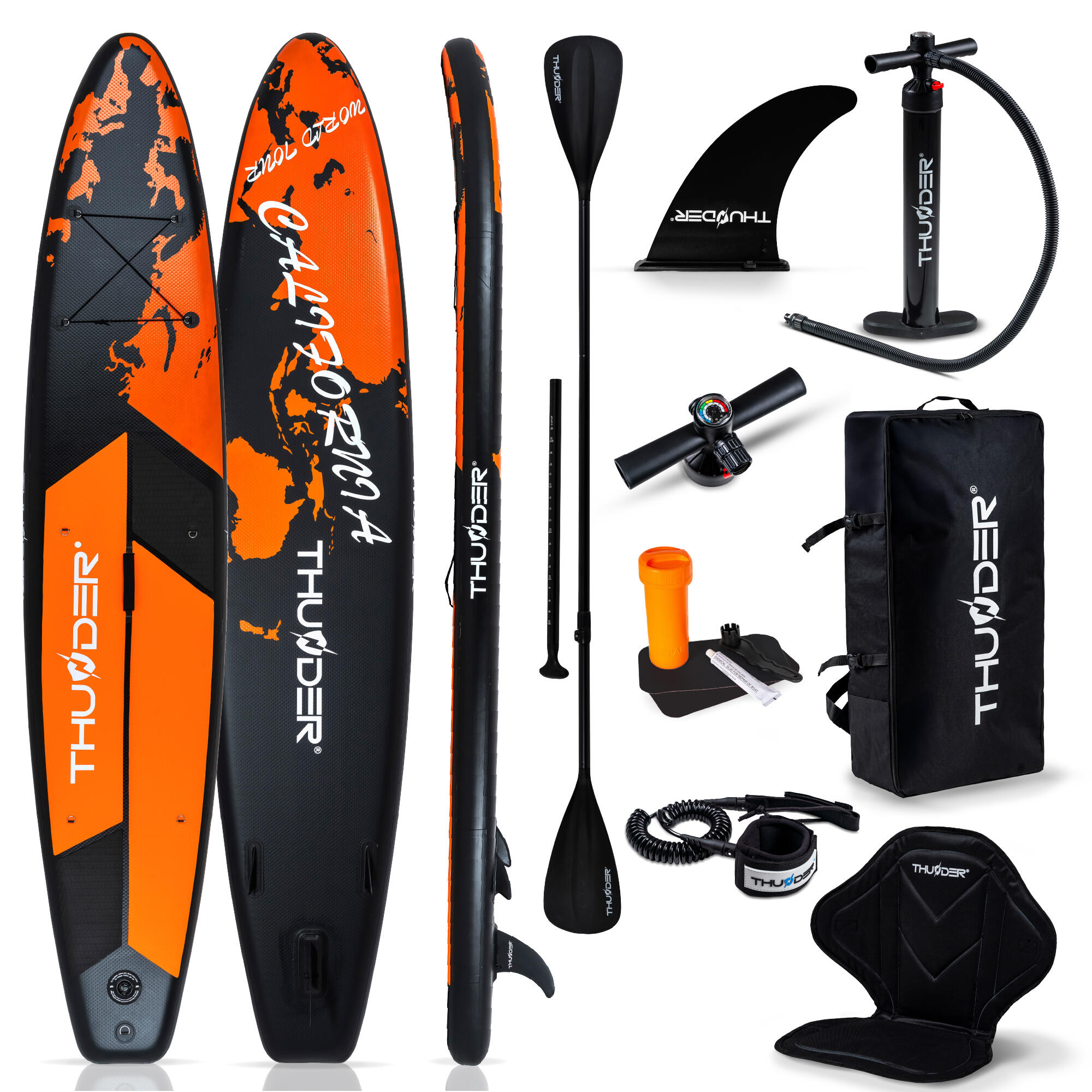 THUNDER Tabla de SUP inflable con accesorios EARTH 365cm