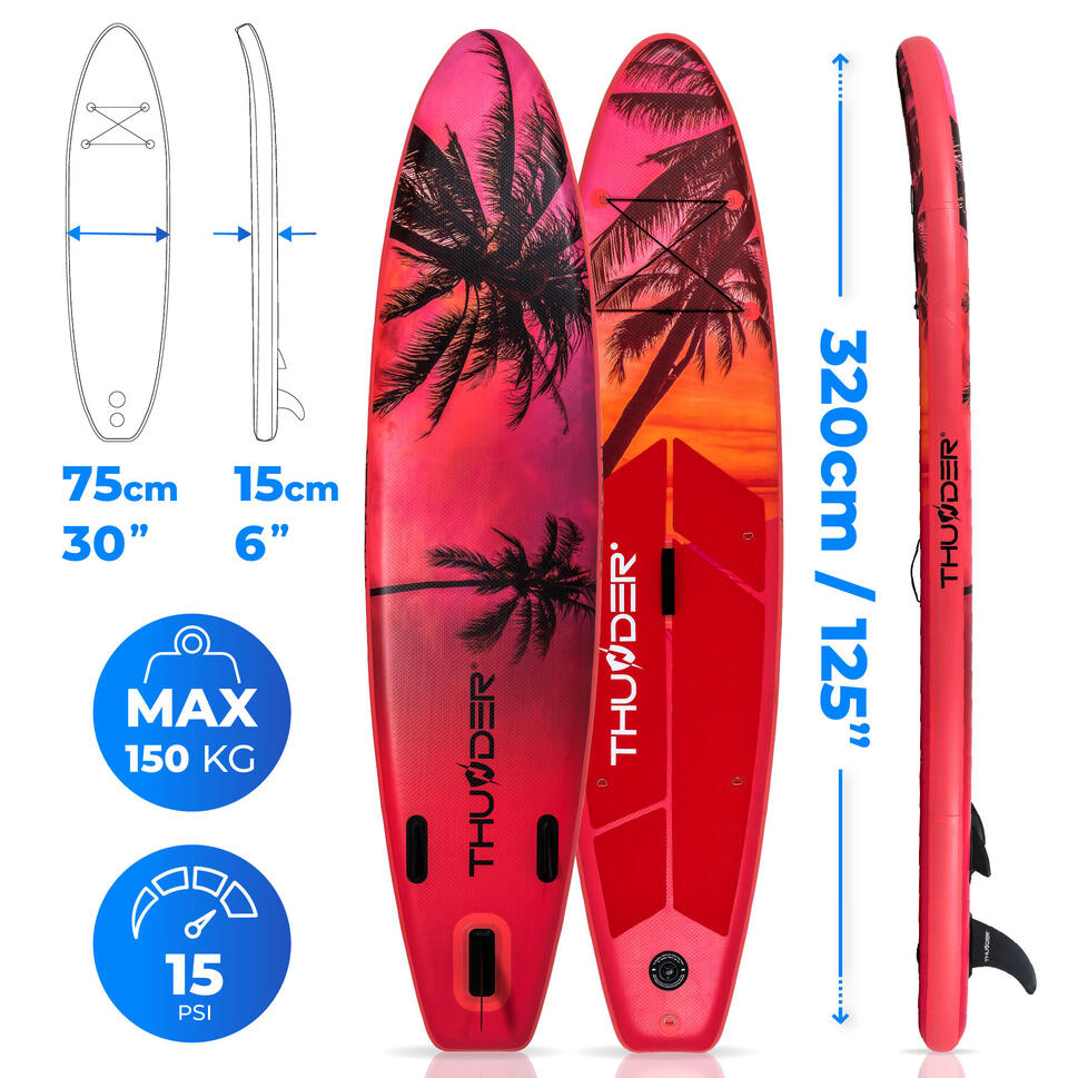 Deska SUP pompowana akcesoria THUNDER ISLE 320cm