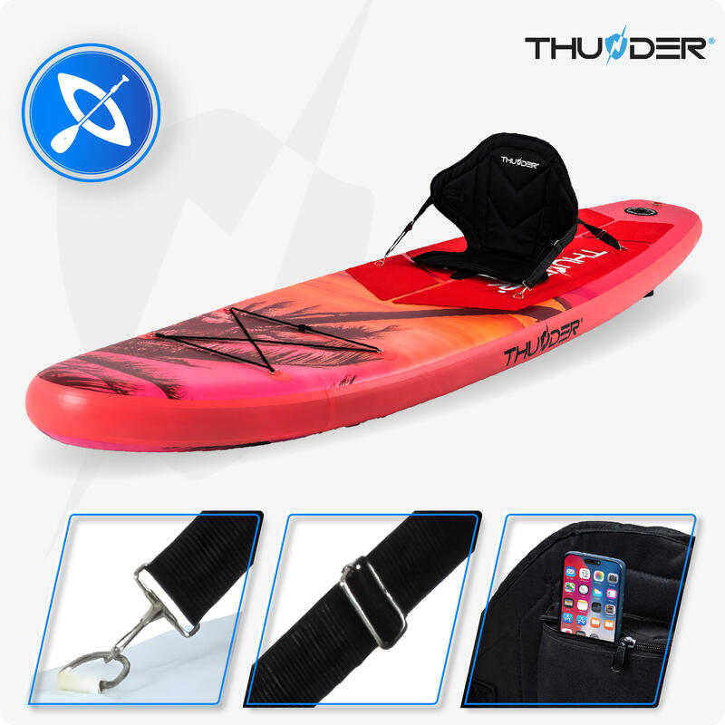 Placă SUP gonflabilă 320 cm Thunder, scaun, vâslă, set