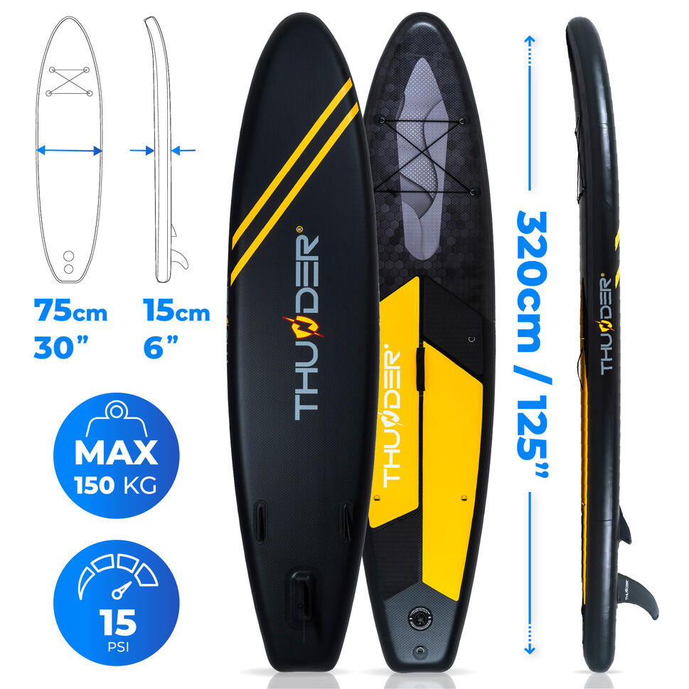 Deska SUP pompowana akcesoria THUNDER IPPO 320cm
