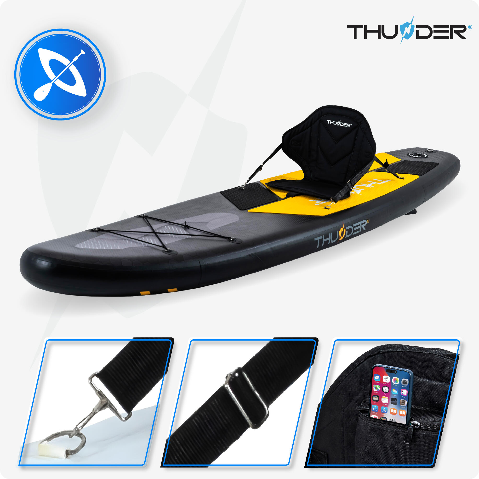 Planche de SUP gonflable avec accessoires THUNDER IPPO 320cm 3/7