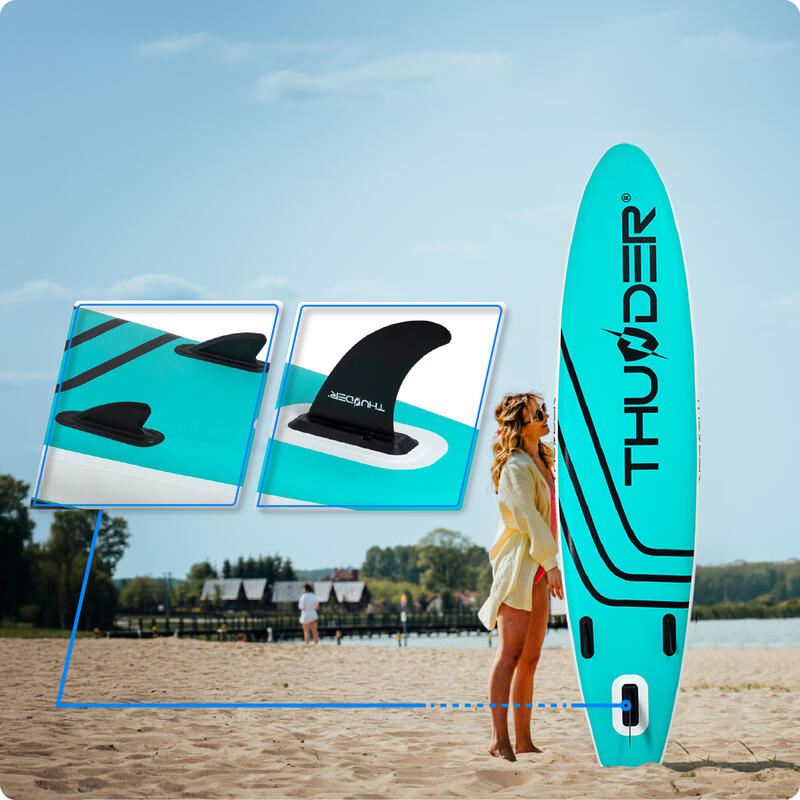 Nafukovací SUP prkna doplňky THUNDER COAST-MINT 320 cm