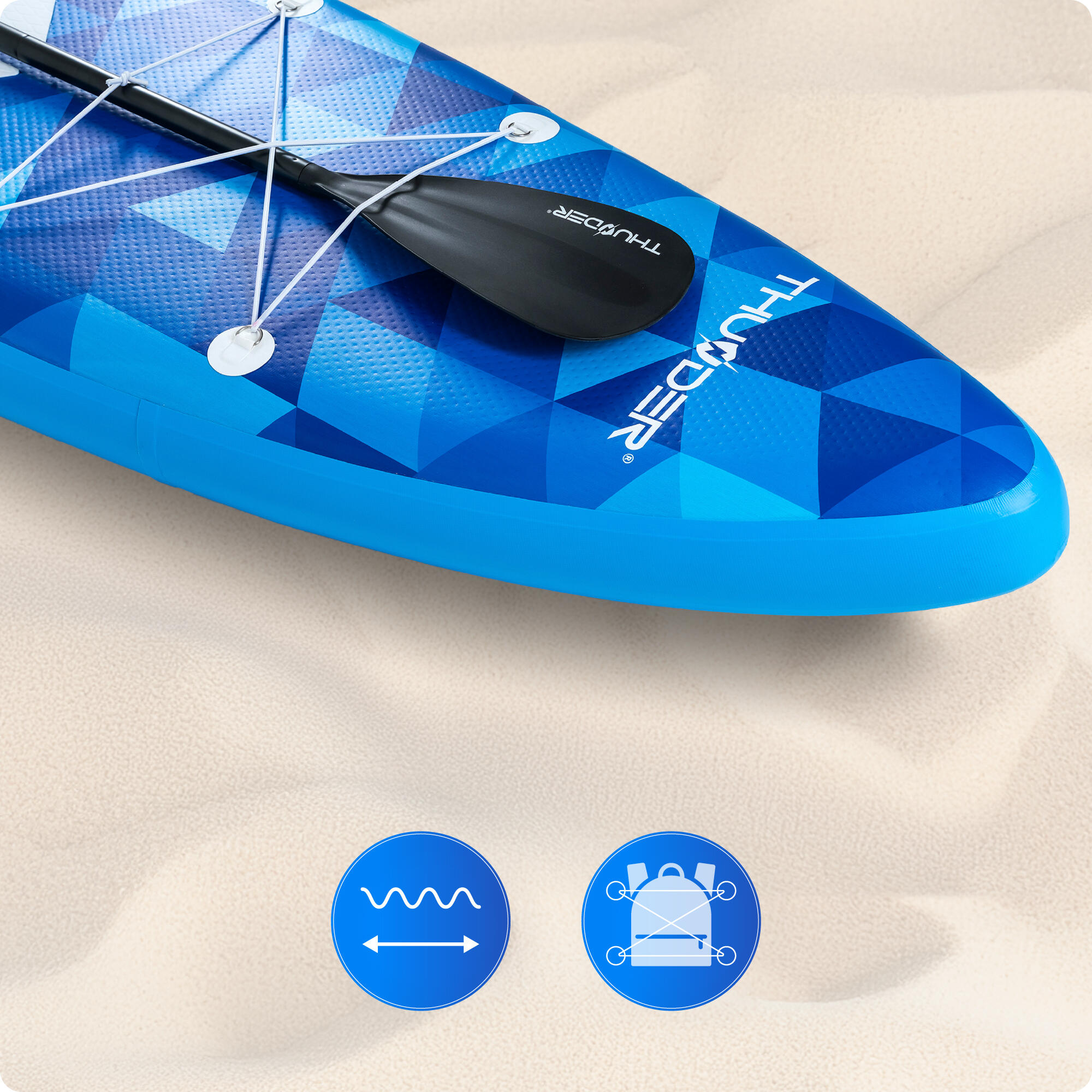 Opblaasbaar SUP-board met accessoires THUNDER NION 320cm 6/8