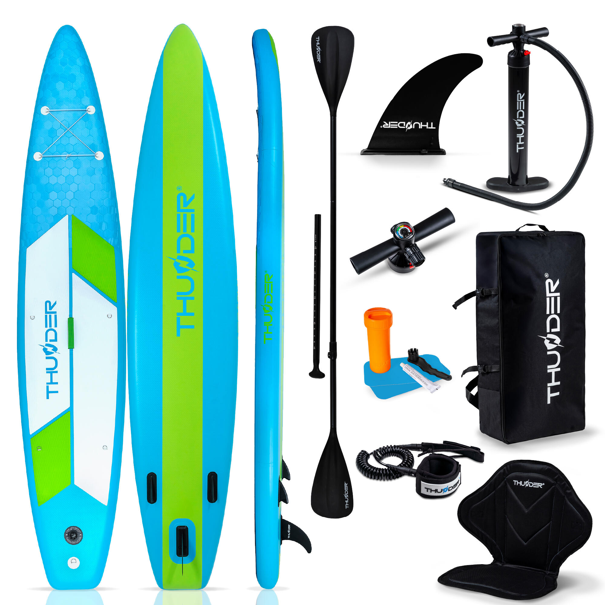 THUNDER Tabla de SUP inflable con accesorios ITTO 380cm