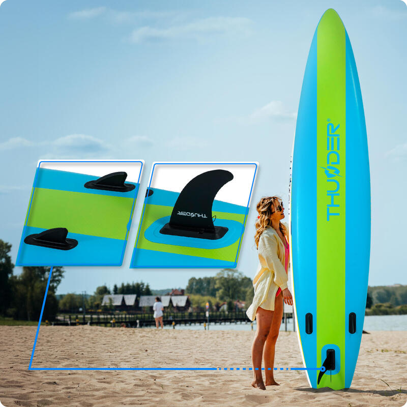 Deska SUP pompowana akcesoria THUNDER ITTO 380cm