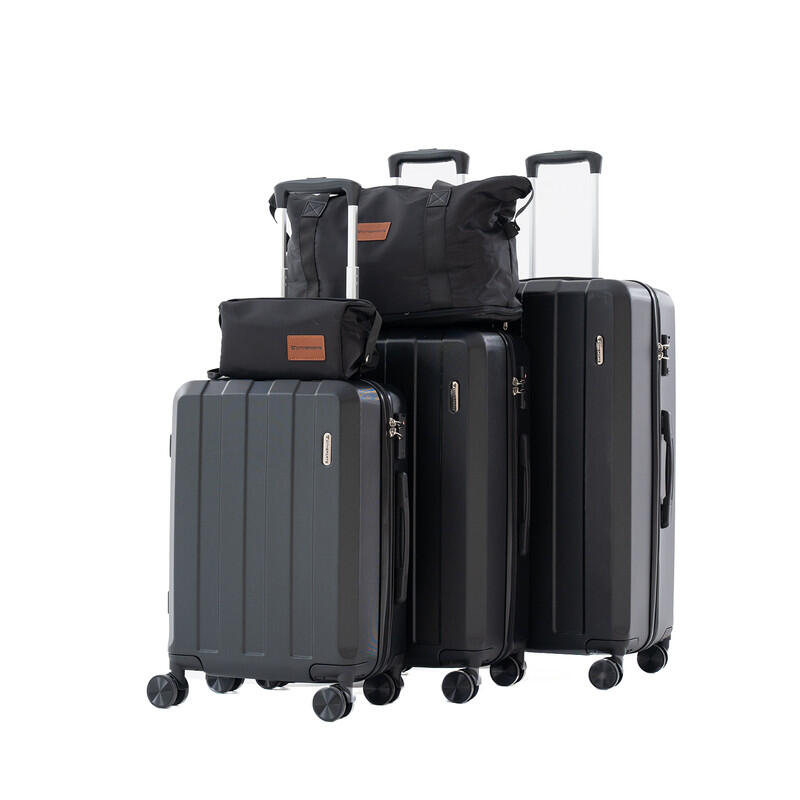 Conjunto de 5 malas de viagem, 41/65/100l e bolsa de viagem.bolsa de cosméticos