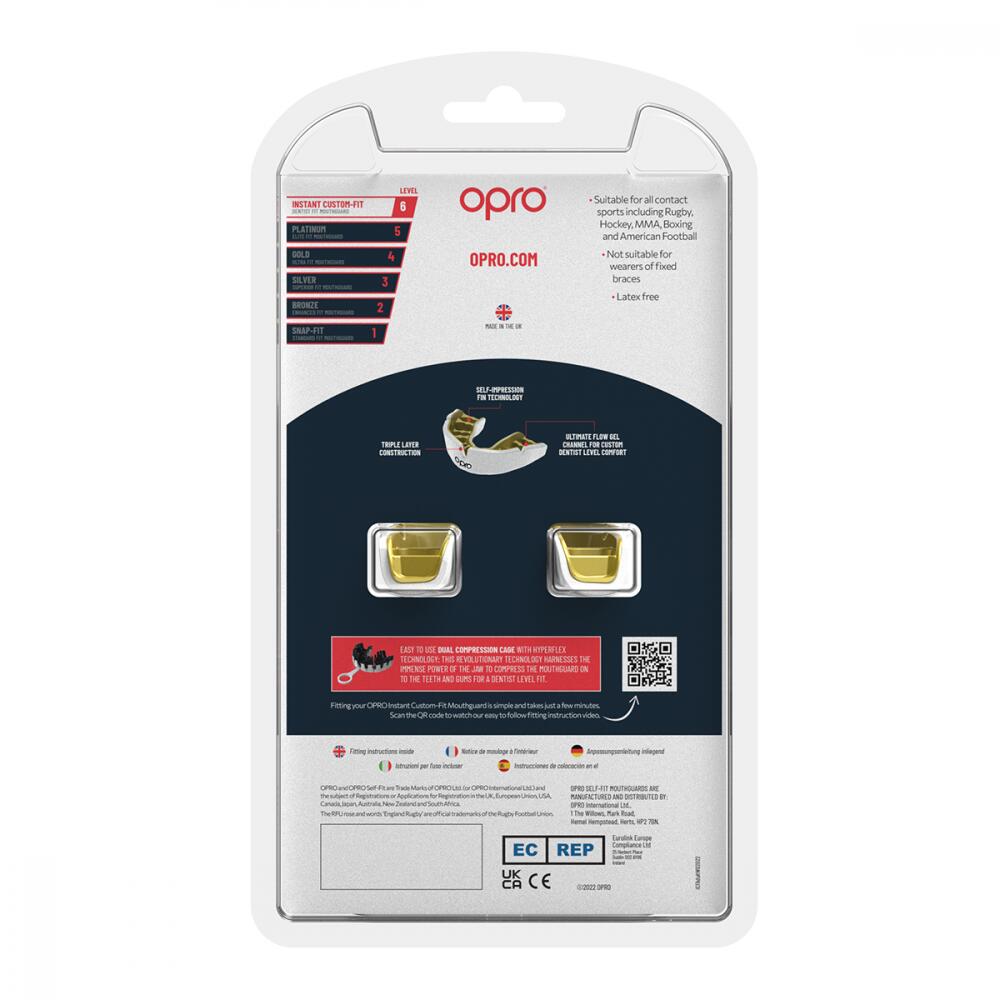 Opro Instant Custom Dentist Fit Mouthguard Senior 7/7
