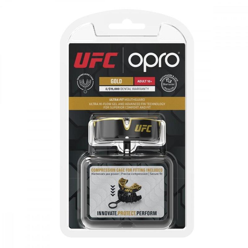 Ochraniacz Na Zęby Opro UFC Gold GEN2 Czarny/Złoty