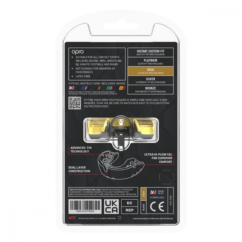 Protège-dents OPRO UFC Gold – Noir/Or 7/7
