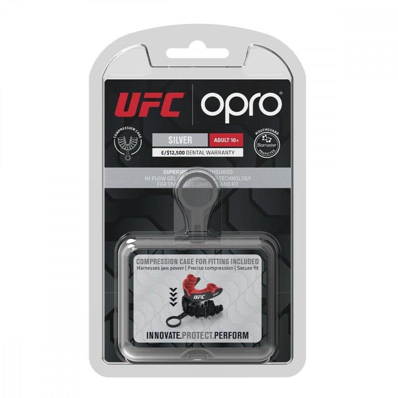 Ochraniacz Na Zęby Opro UFC Silver GEN2 Czarny/Czerwony