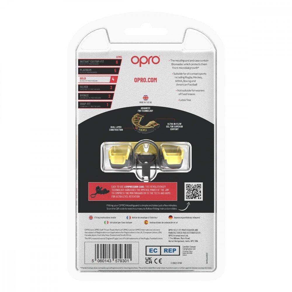 Protège-dents OPRO Gold Junior – Black/Gold 7/7