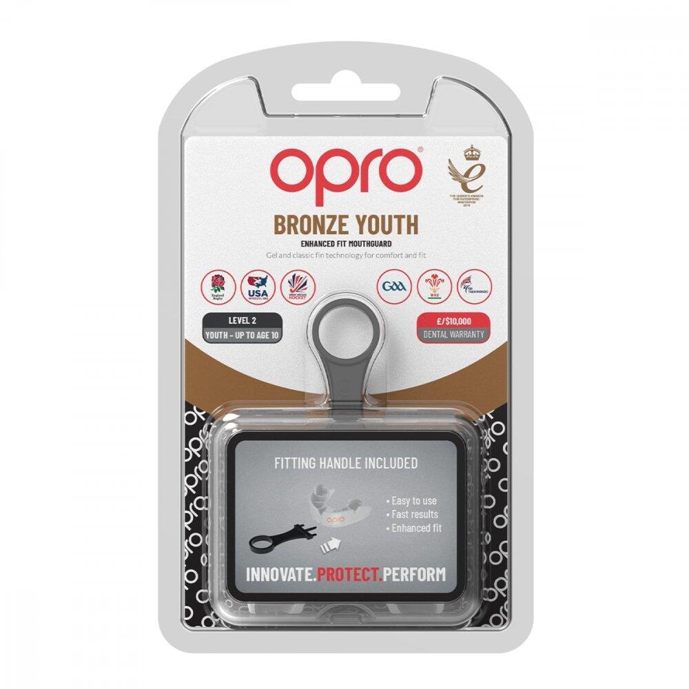 Protège dents blanc Opro Bronze pour enfant 6/7