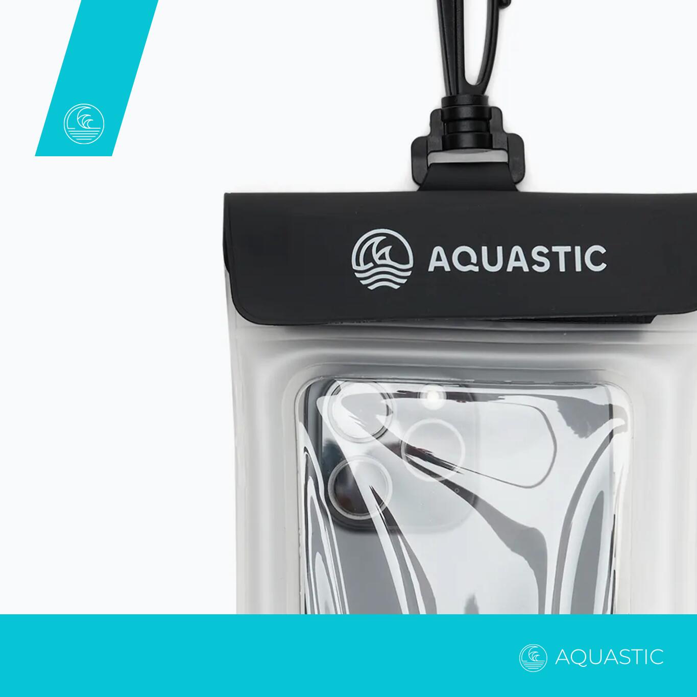 Waterdichte telefoonhoes AQUASTIC AQS-B5I189-BK 4/7