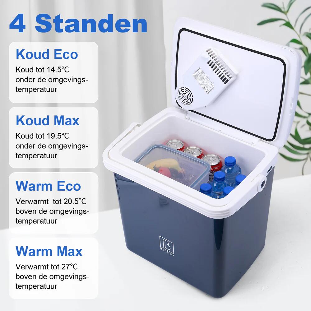 Brisby Elektrische koelbox  25Liter Blauw 7/7