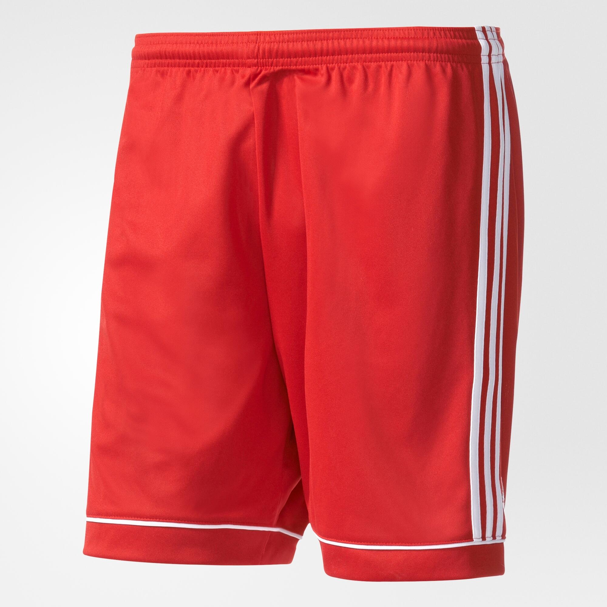 Pantaloncini Adidas Squad 17 per ragazzi, Rosso, Taglia 140 3/5