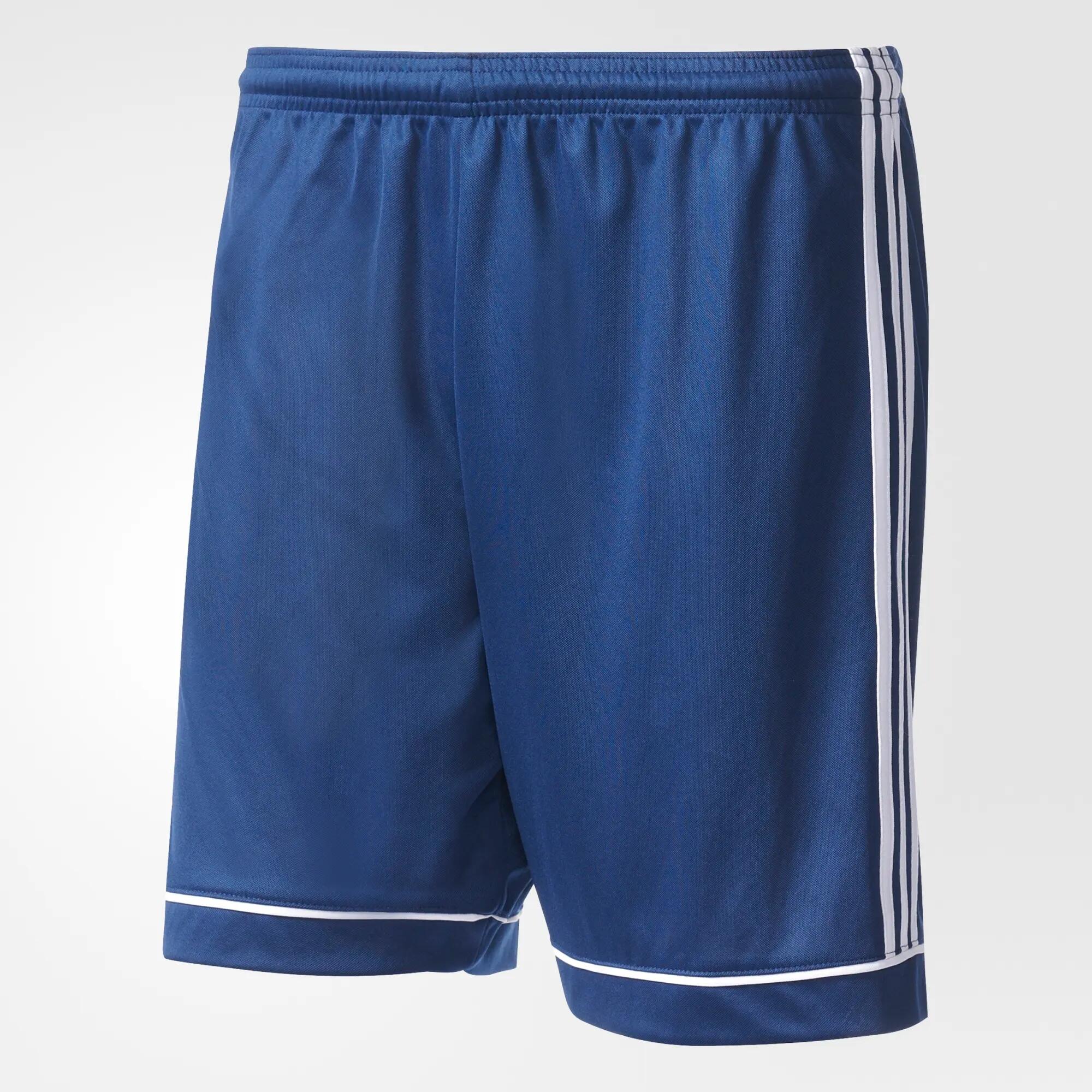 Pantaloncini da calcio uomo adidas blu 3/5