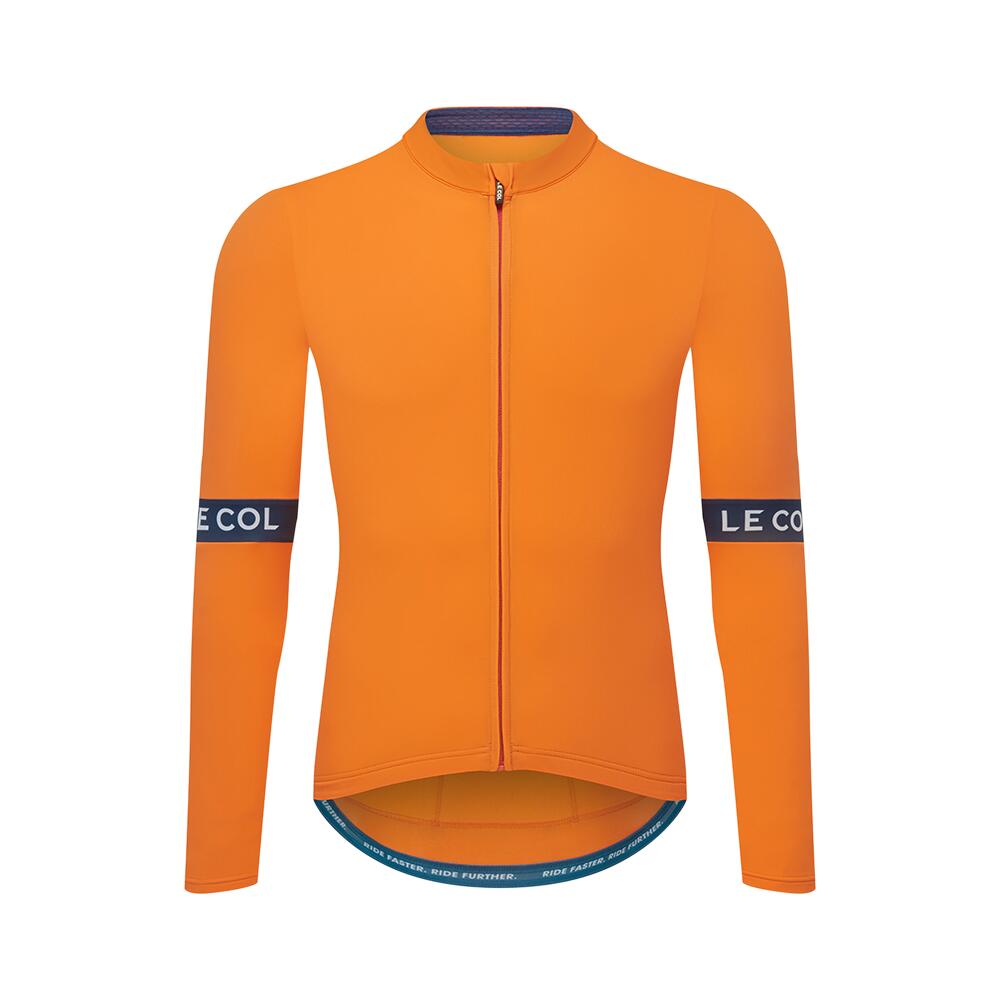 orange / navy blue