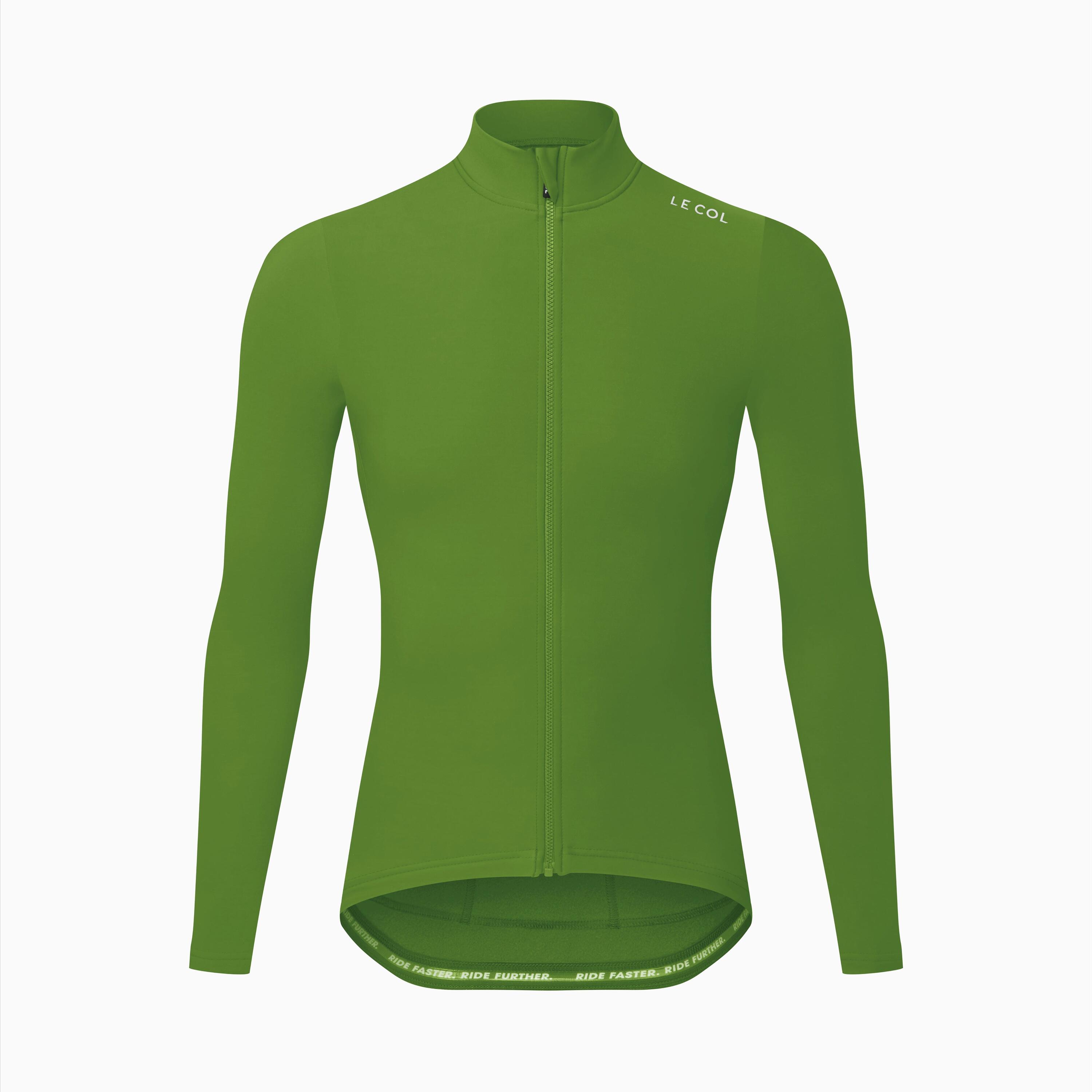 LE COL Pro Aqua Zero Long Sleeve Jersey M / Lawn Green
