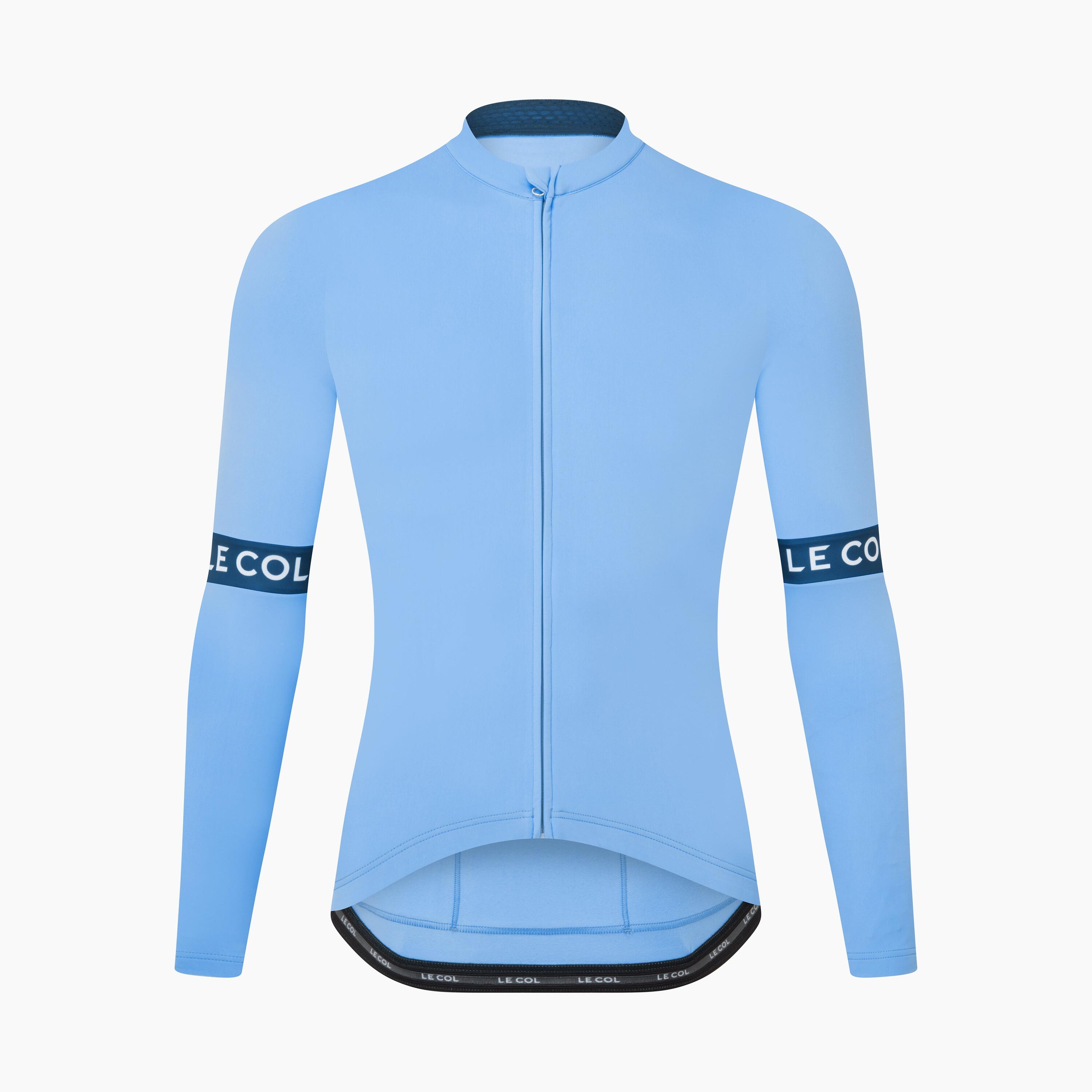 light blue / navy blue