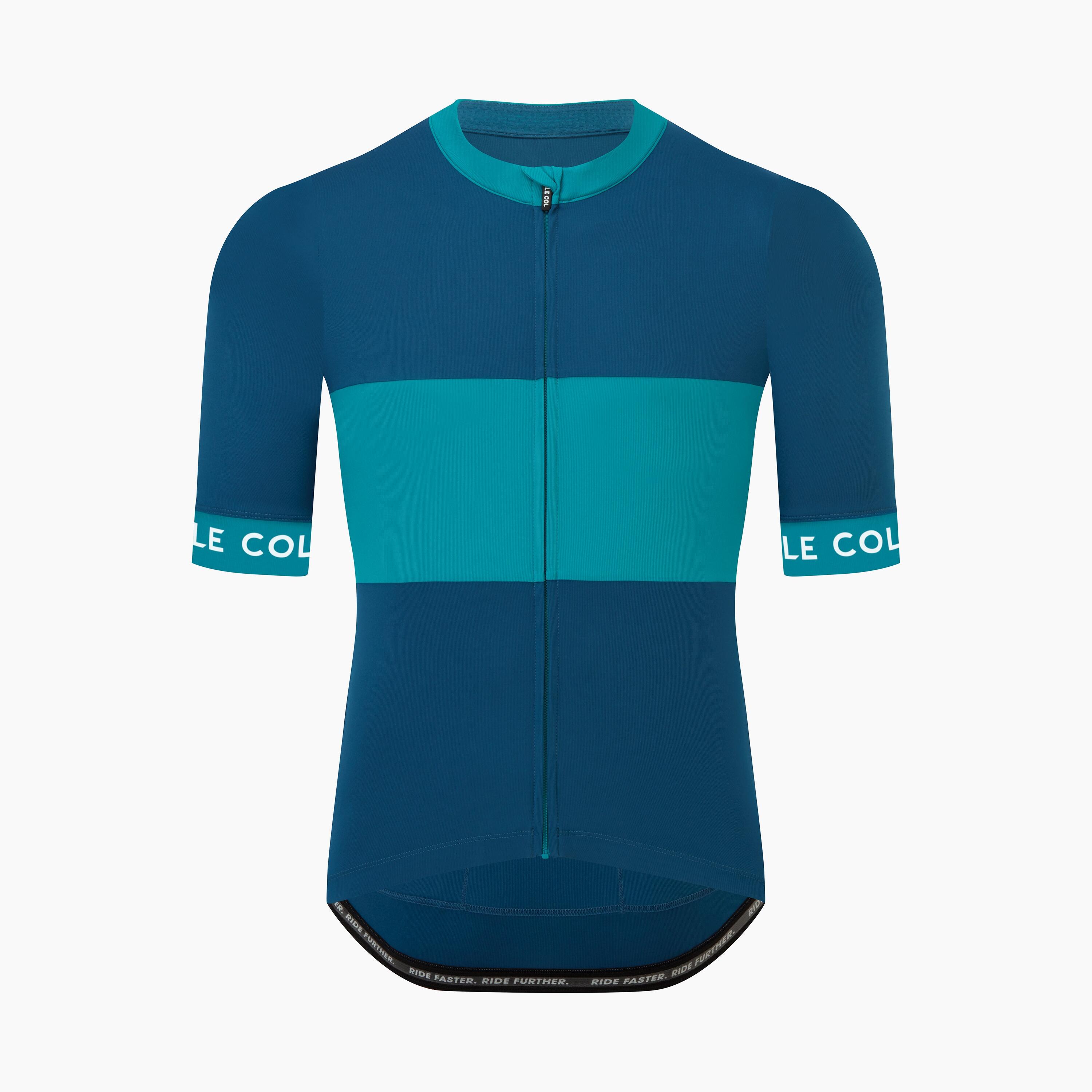 LE COL Sport Jersey S / Cobalt/Peacock