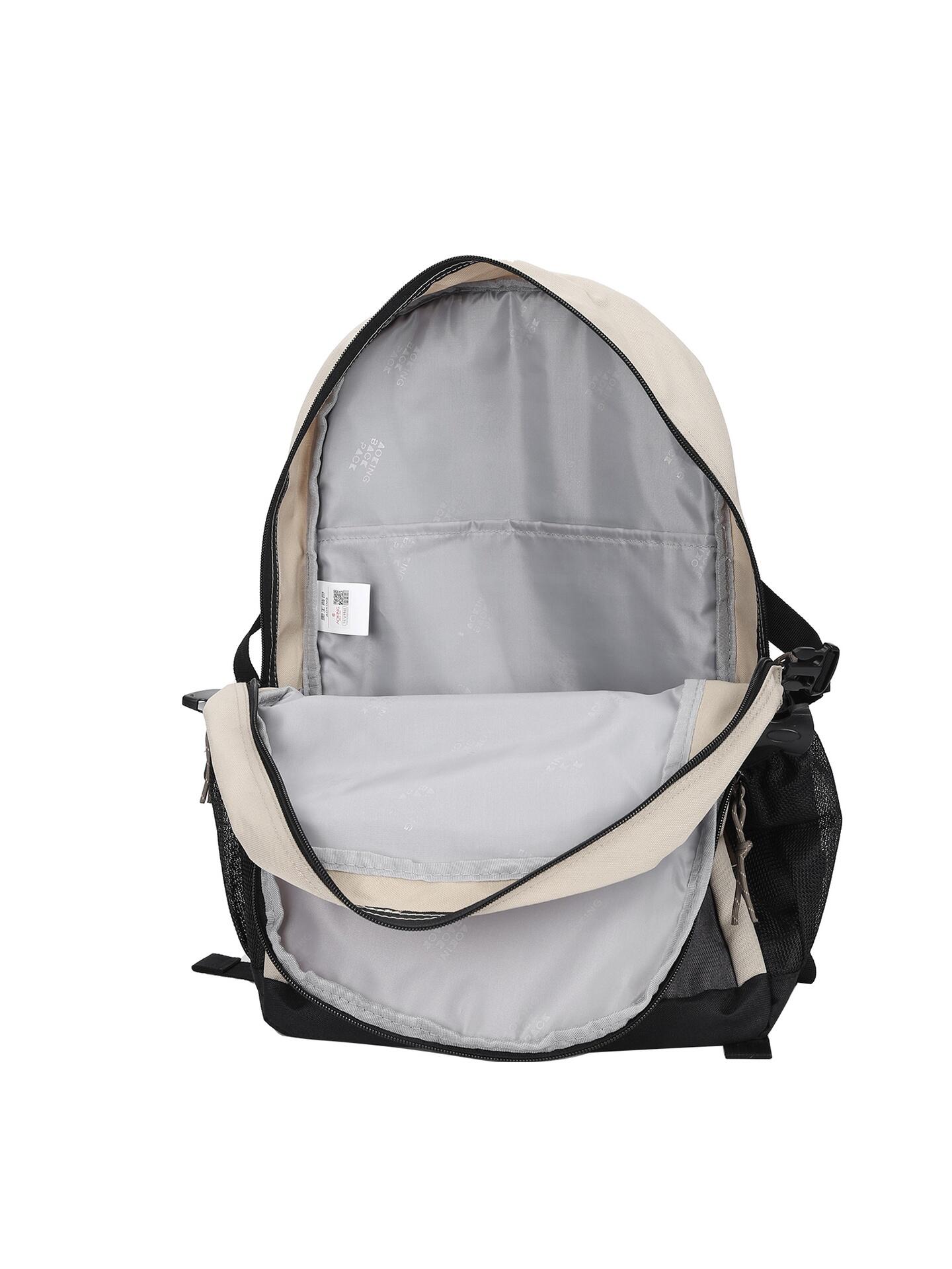Unisex Batoh Aoking Černý se Zipem - Polyester Casual 29x45cm 6/6