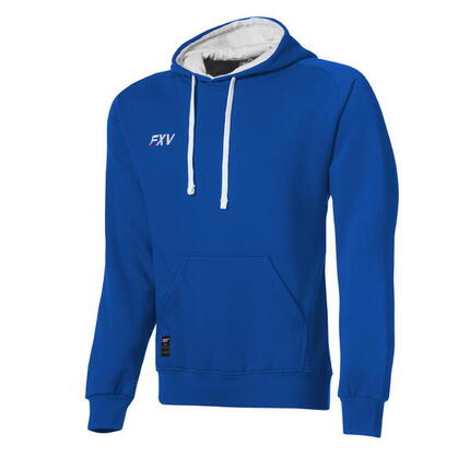 Sweat capuche de rugby Force XV FORCE enfant gris chiné