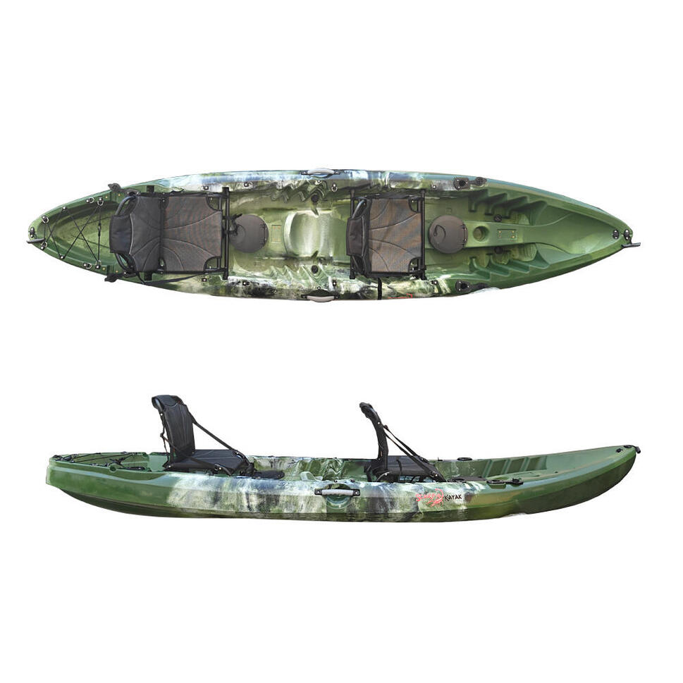 Kajak dwuosobowy wędkarski sit on top Scorpio kayak Orinoko 3 Angler zestaw