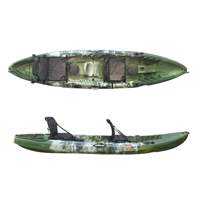 Kajak dwuosobowy wędkarski sit on top Scorpio kayak Orinoko 3 Angler zestaw
